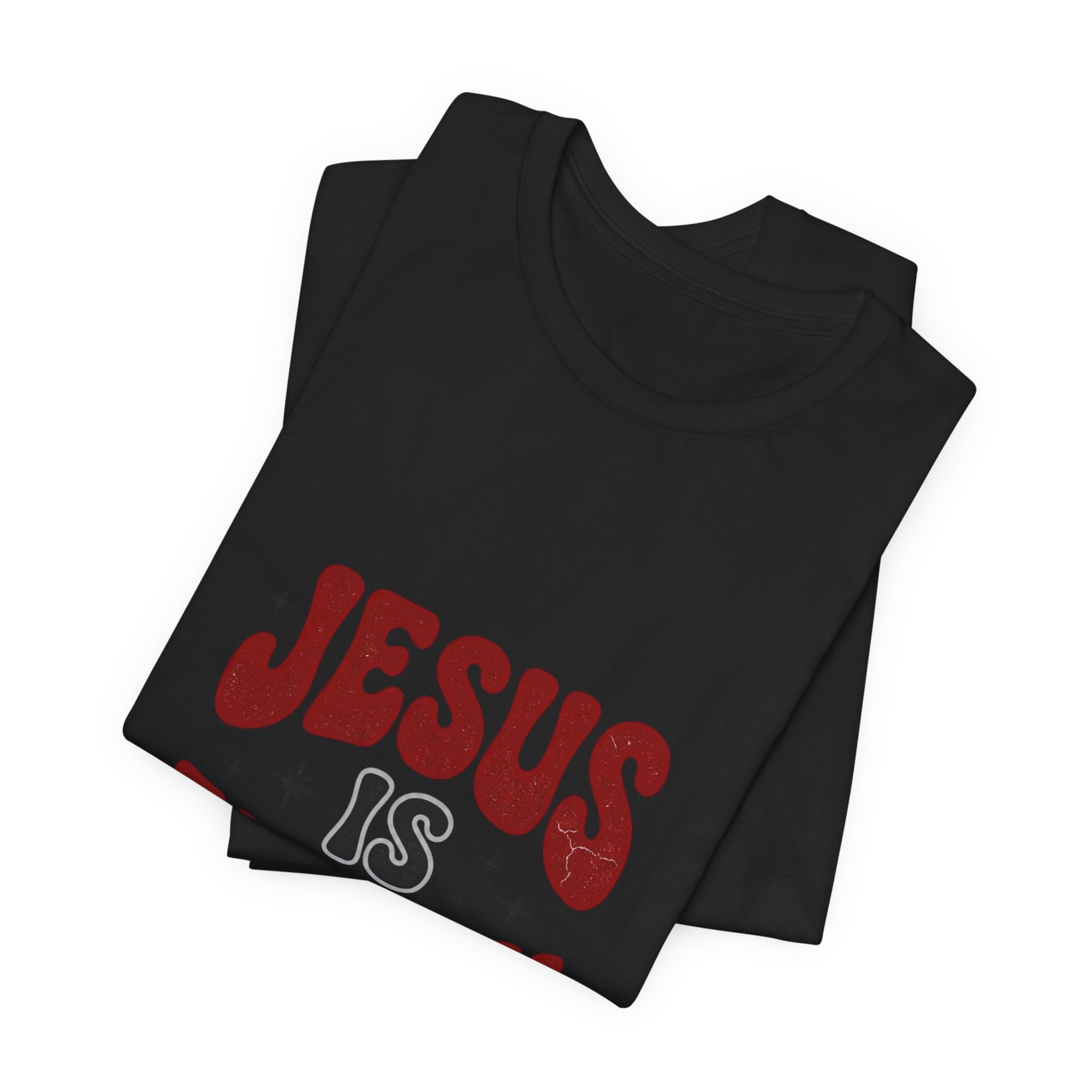 Jesus Is Enough Tee | Christian Streetwear, Groovy Typography