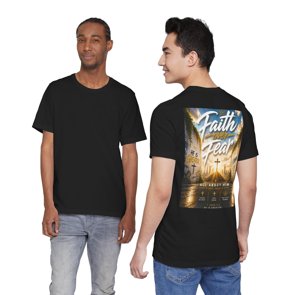 Faith Over Fear Tee – Christian Streetwear | All About Him