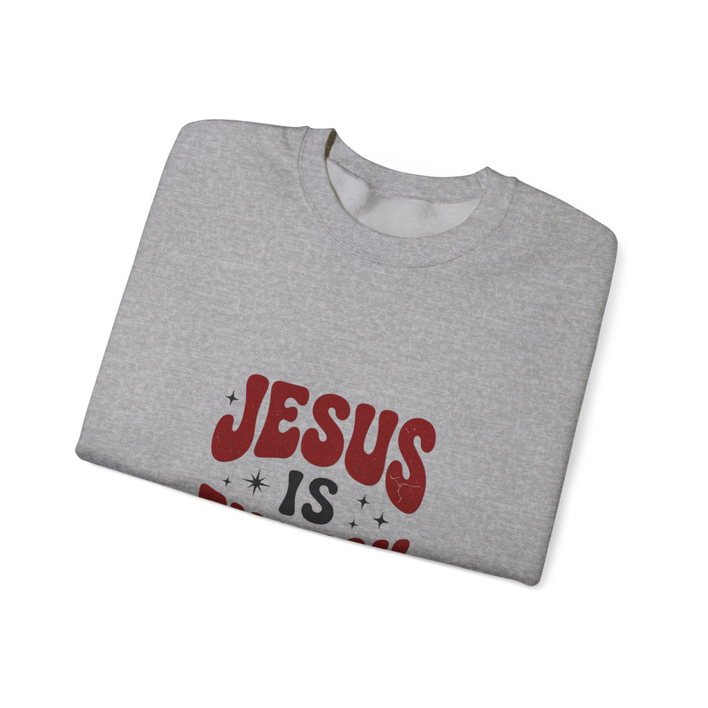 Jesus Is Enough Crewneck Sweatshirt | Christian Streetwear, Groovy Typography