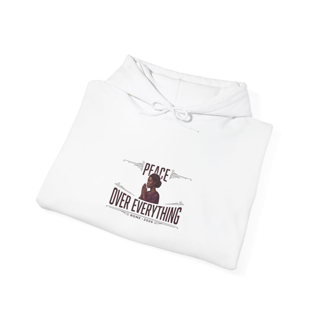 Peace Over Everything Hoodie | Team Leo, Pope-Style Symbolism