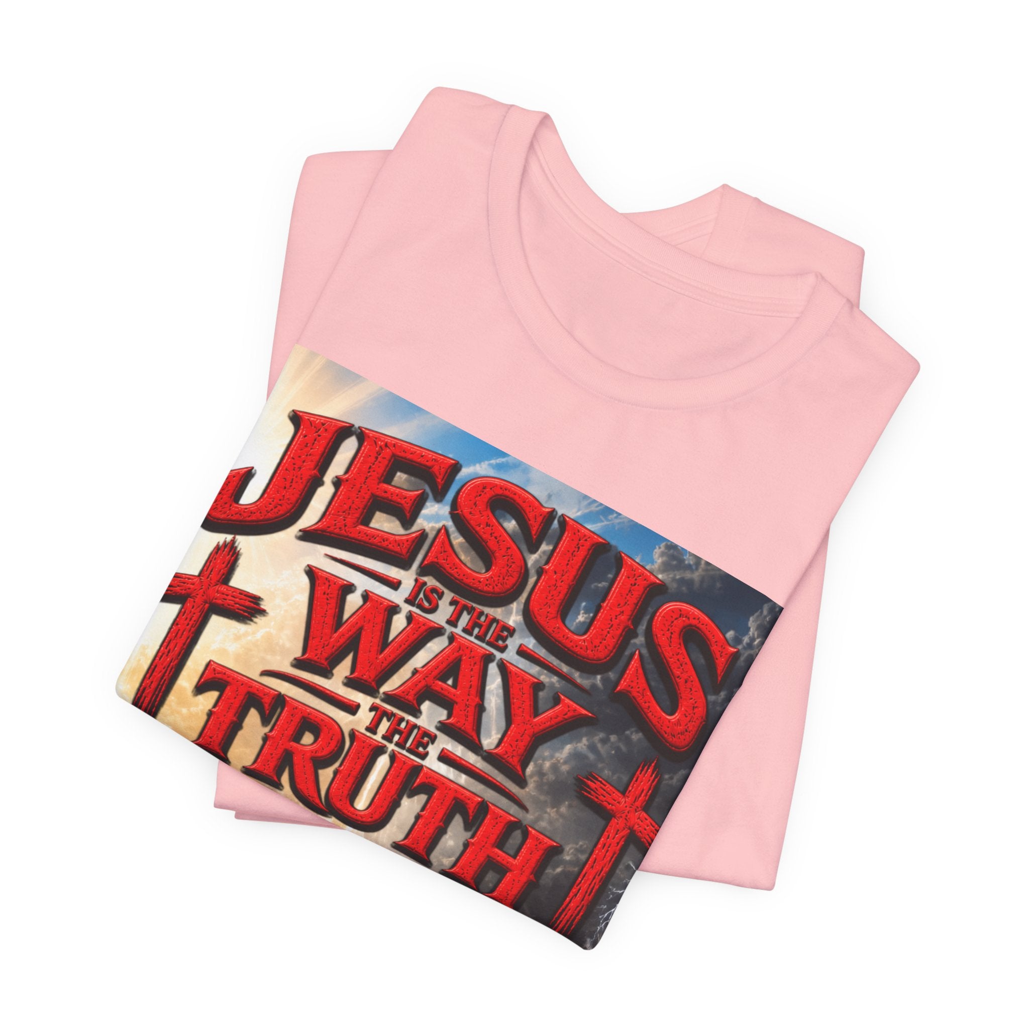 Jesus Is The Way Faith T‑Shirt – 'Jesus Is The Way, The Truth and The Life' Christian Tee