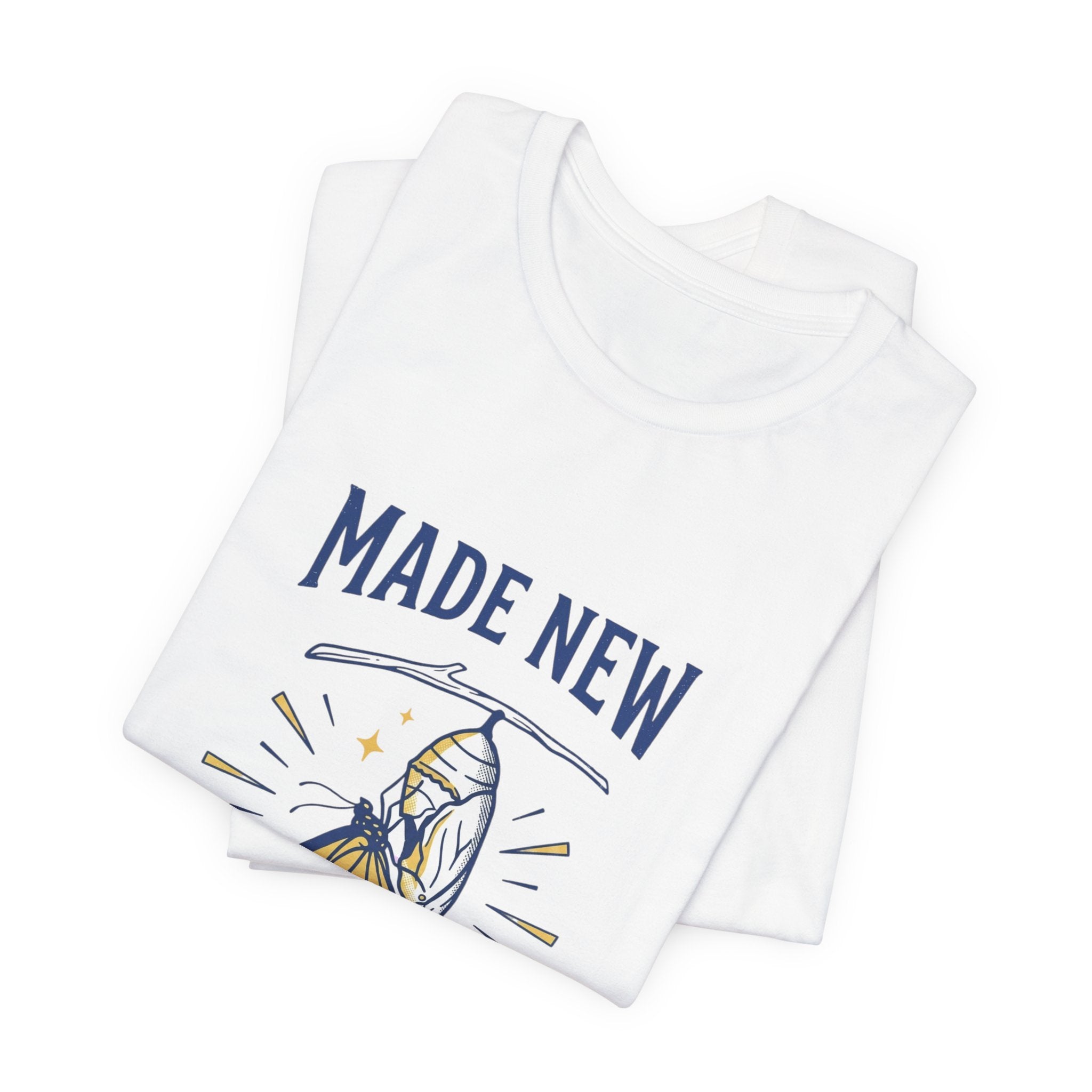 Made New Butterfly Tee | Christian Streetwear, Vintage-Wash Inspiration