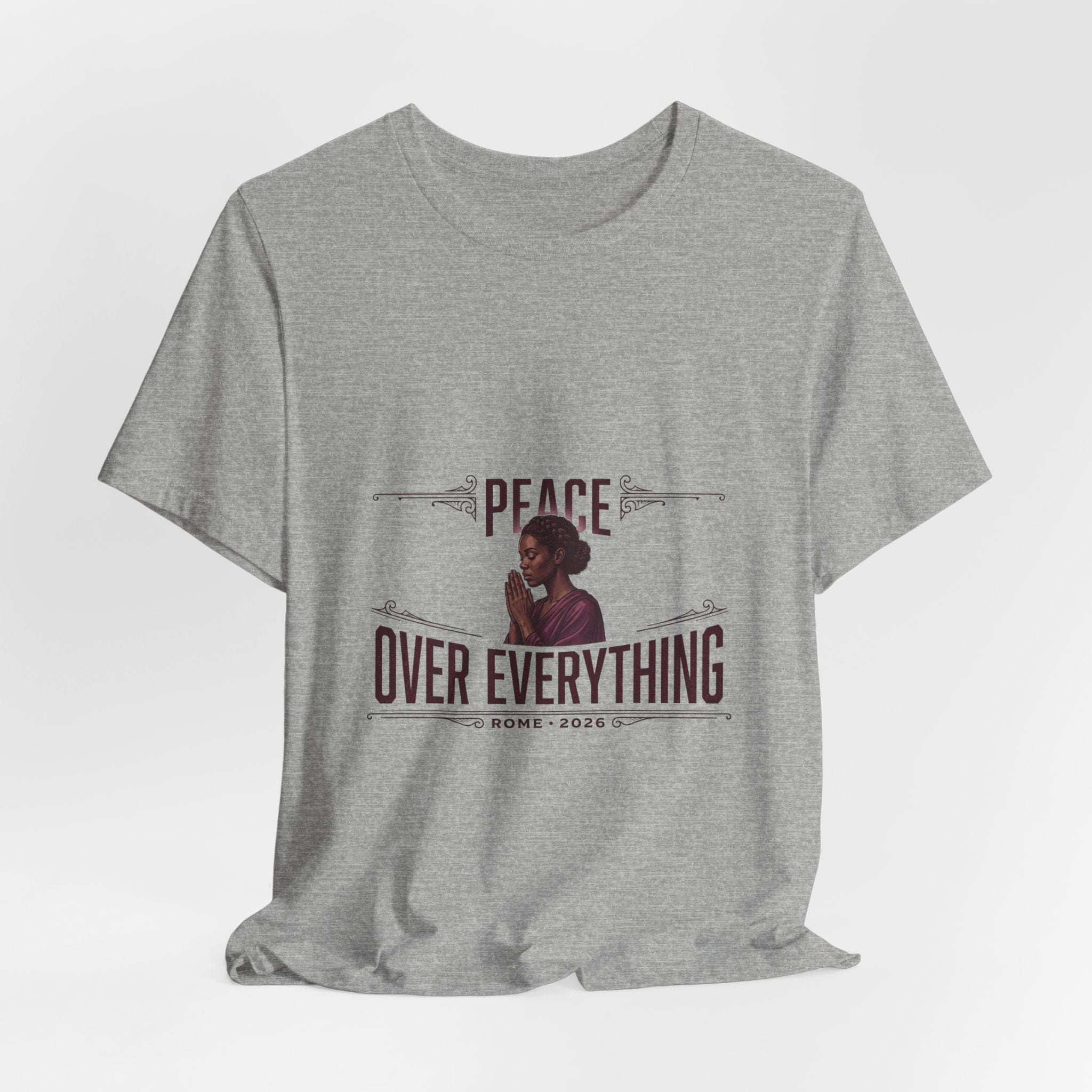 Peace Over Everything T-Shirt | Pope Statement Graphics, Team Leo Aesthetic