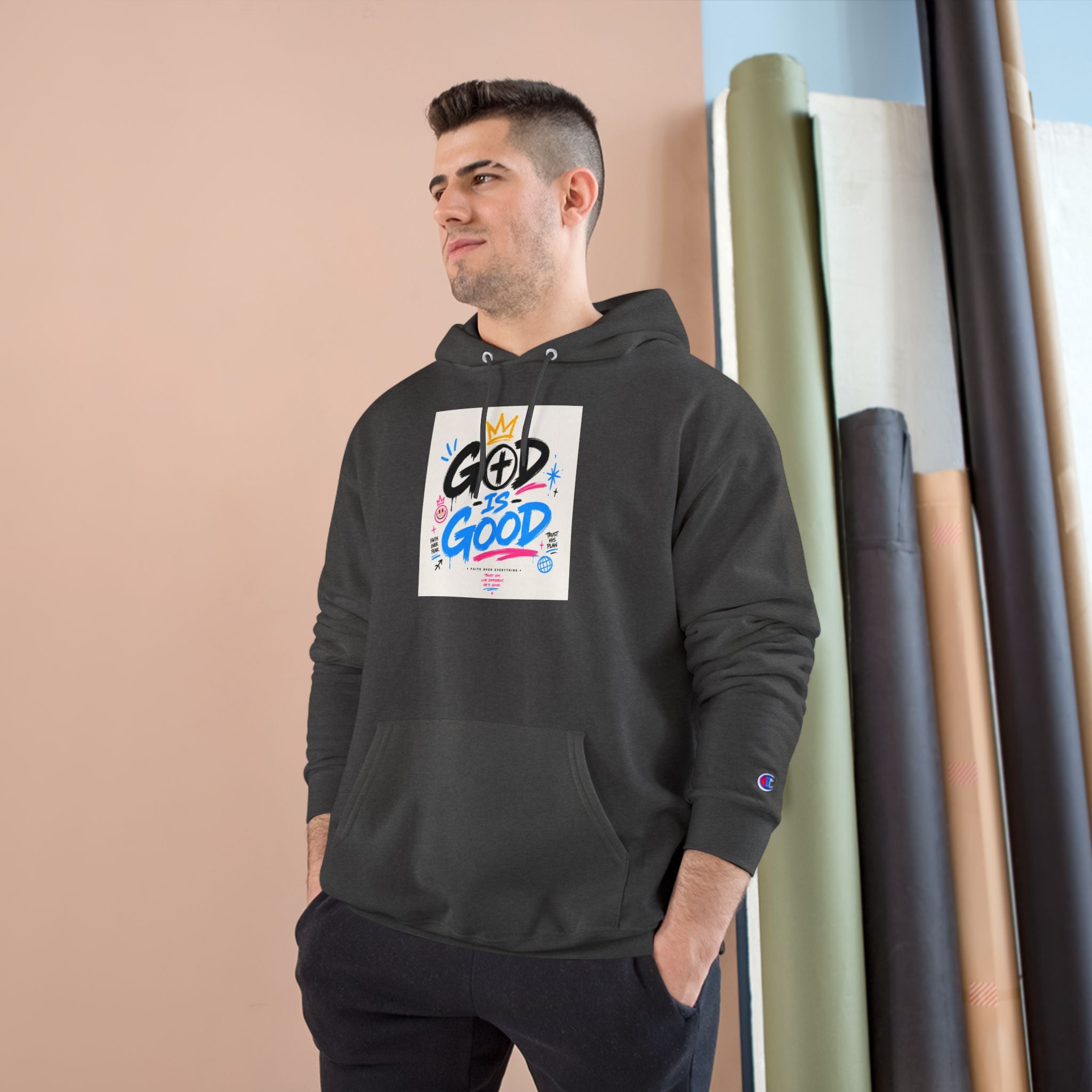 God Is Good Hoodie — Christian Graphic Pullover, Faith Streetwear