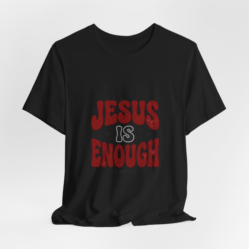 Jesus Is Enough Tee | Christian Streetwear, Groovy Typography