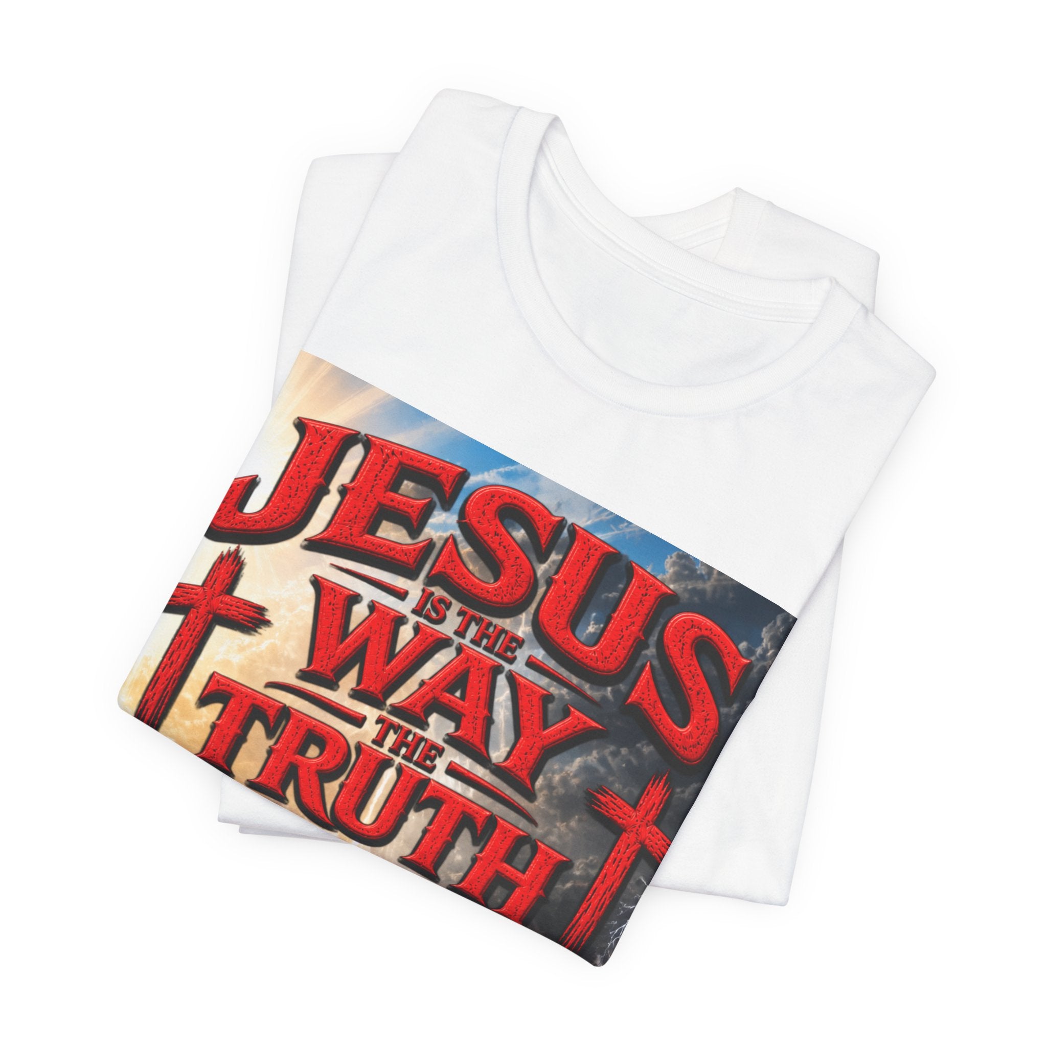 Jesus Is The Way Faith T‑Shirt – 'Jesus Is The Way, The Truth and The Life' Christian Tee