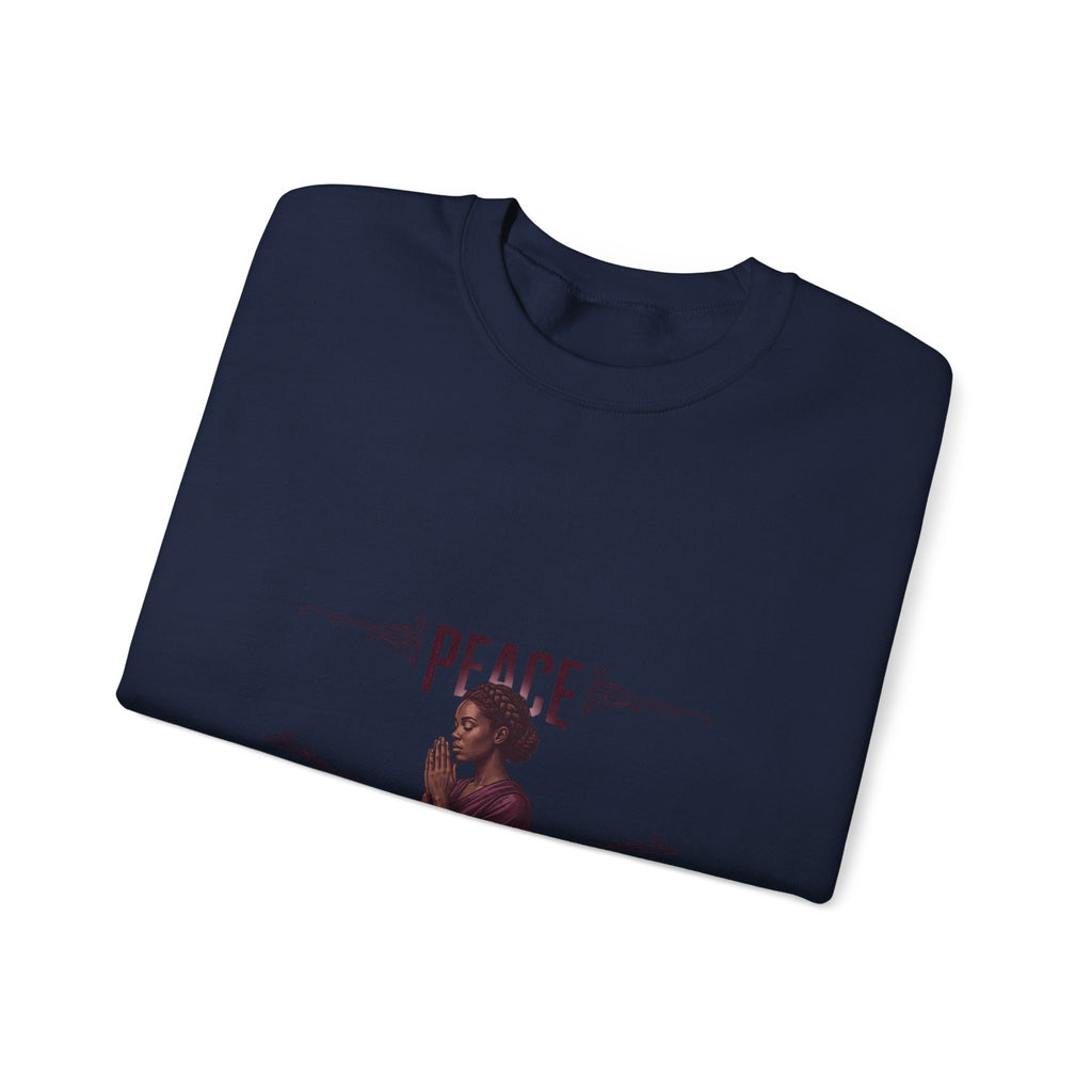 Peace Over Everything Sweatshirt | Pope-Style Symbolism, Quiet Power