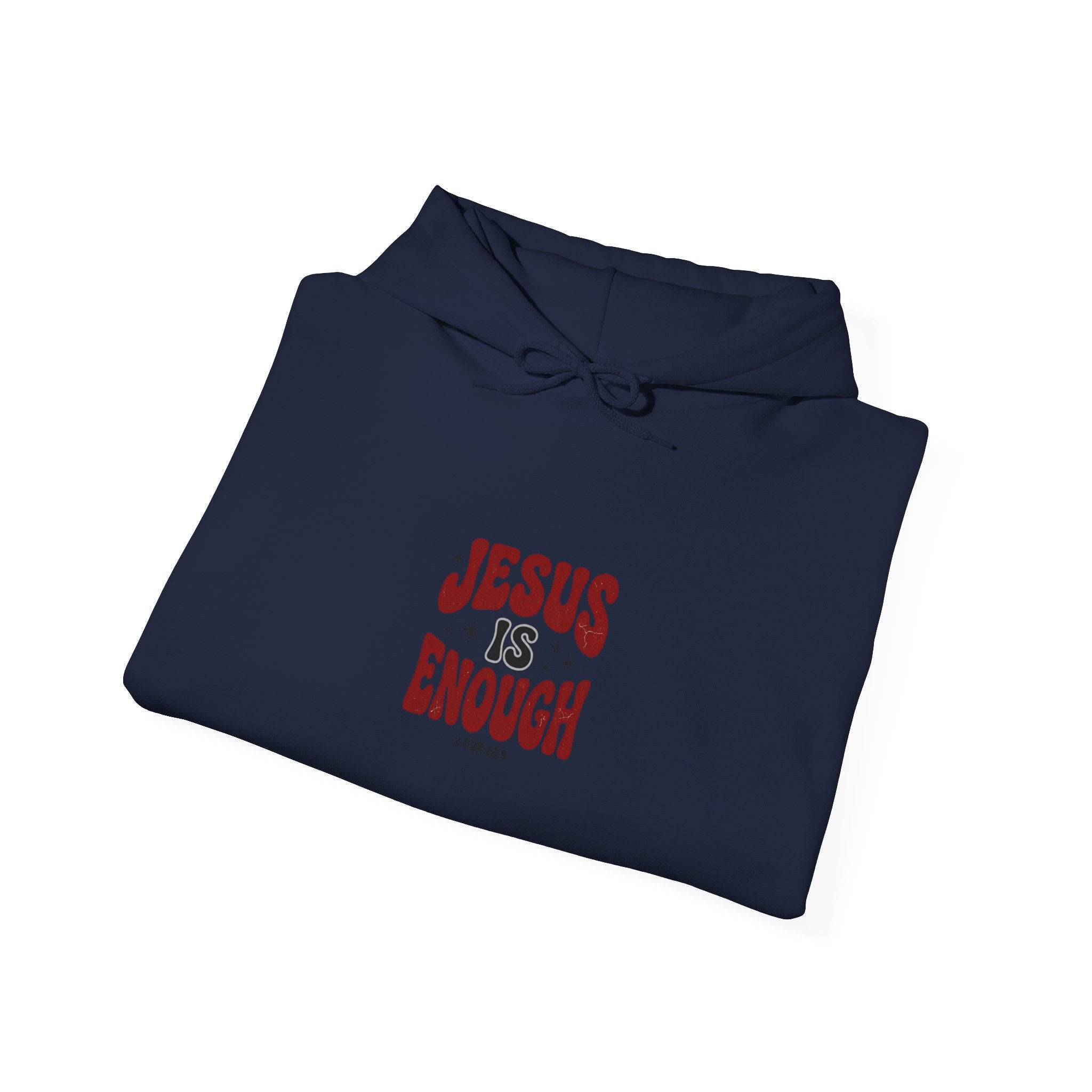 Jesus Is Enough hoodie | Christian Streetwear, groovy typography