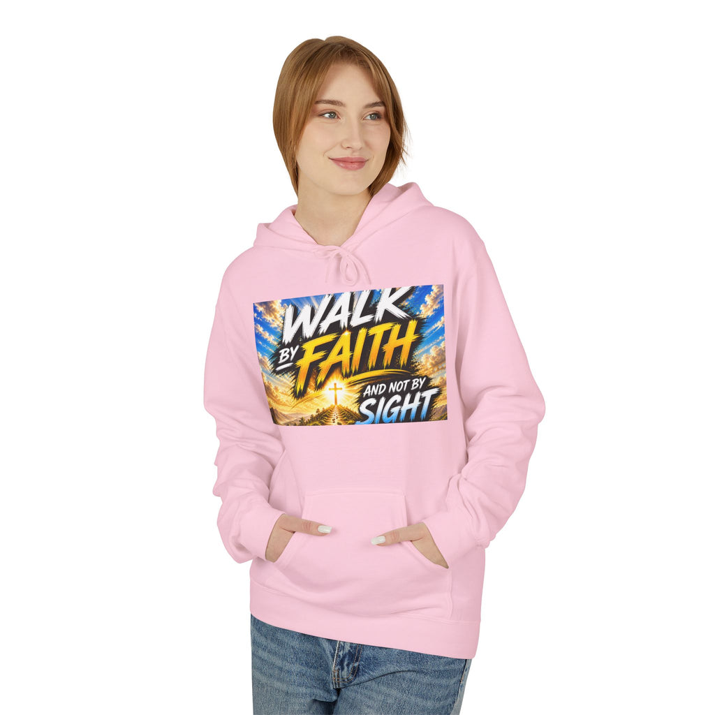 Walk By Faith Hoodie — Inspirational Christian Faith Pullover